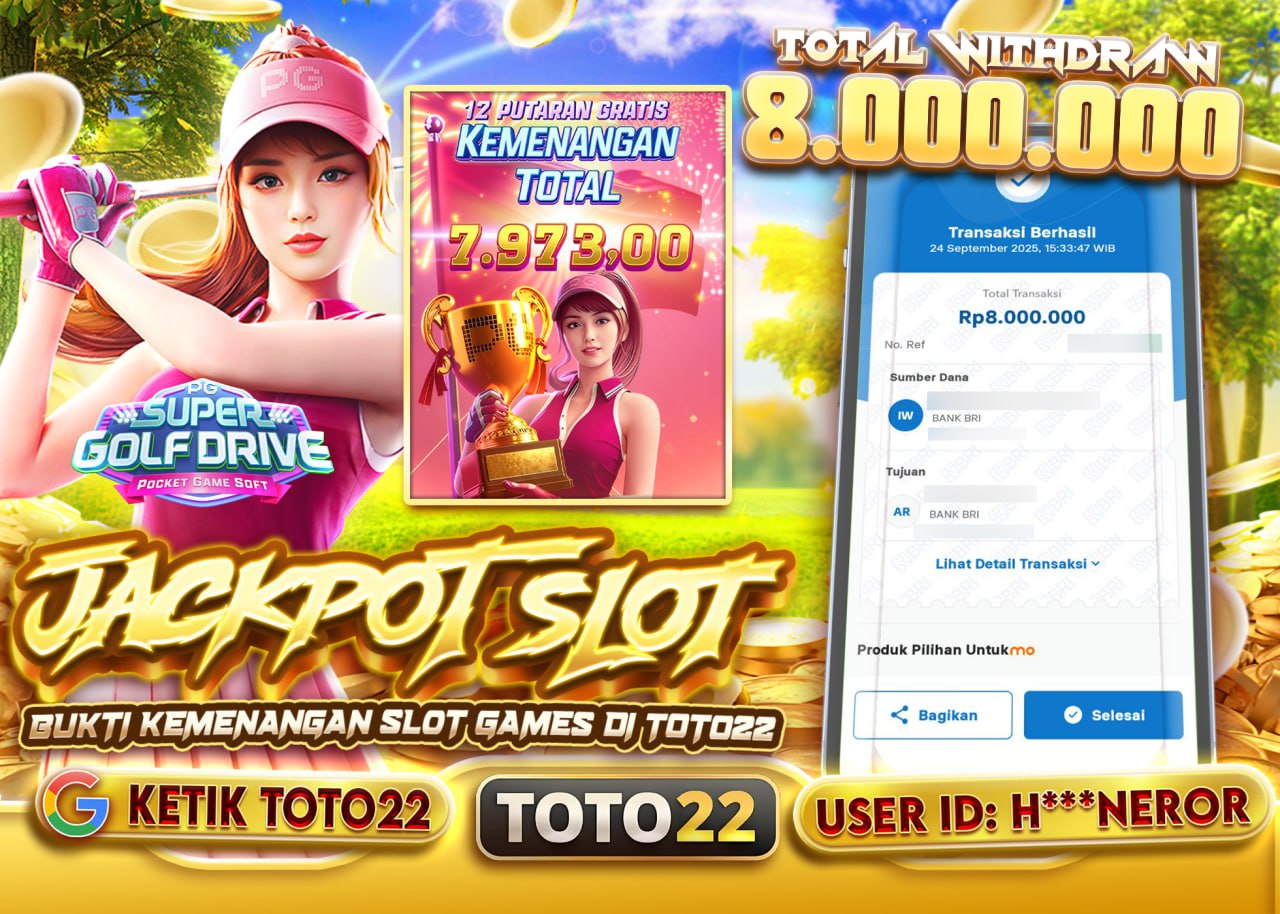 H***NEROR JACKPOT SUPER GOLF DRIVE Rp 8.000.000 - LUNAS