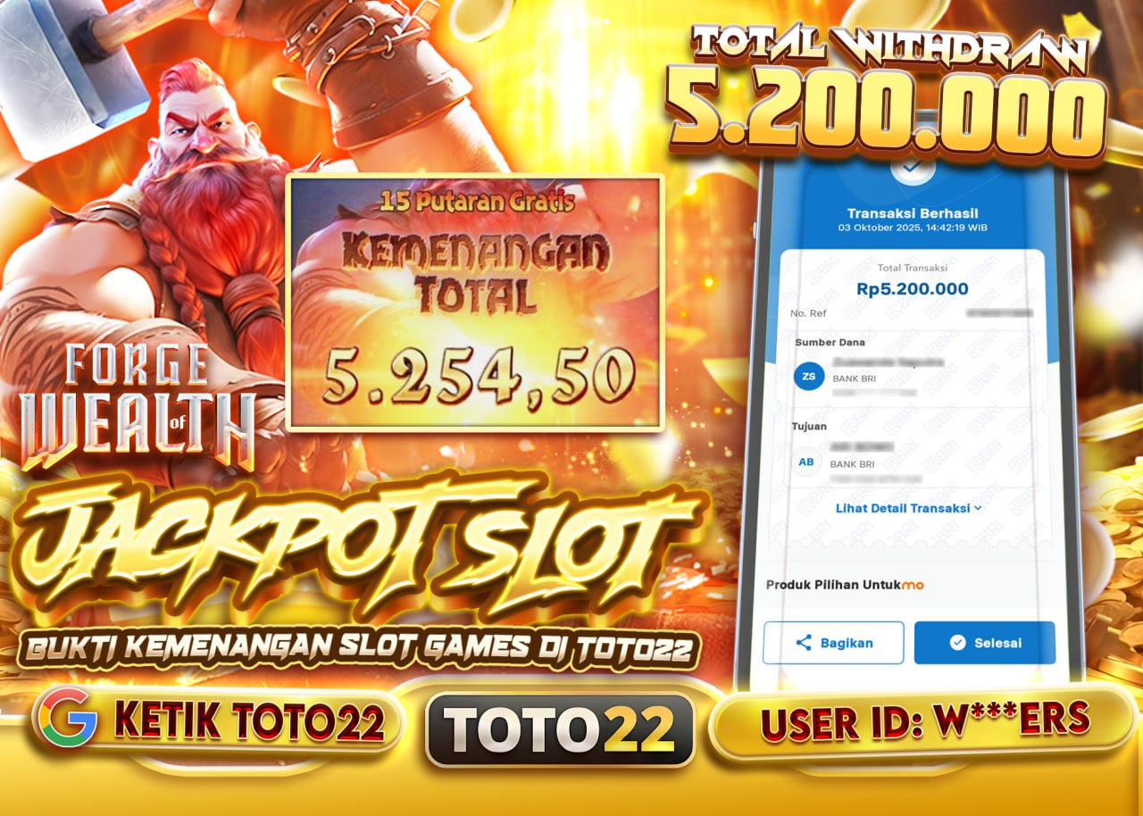 W***ERS JACKPOT FORGE WEALTH Rp 5.200.000 - LUNAS